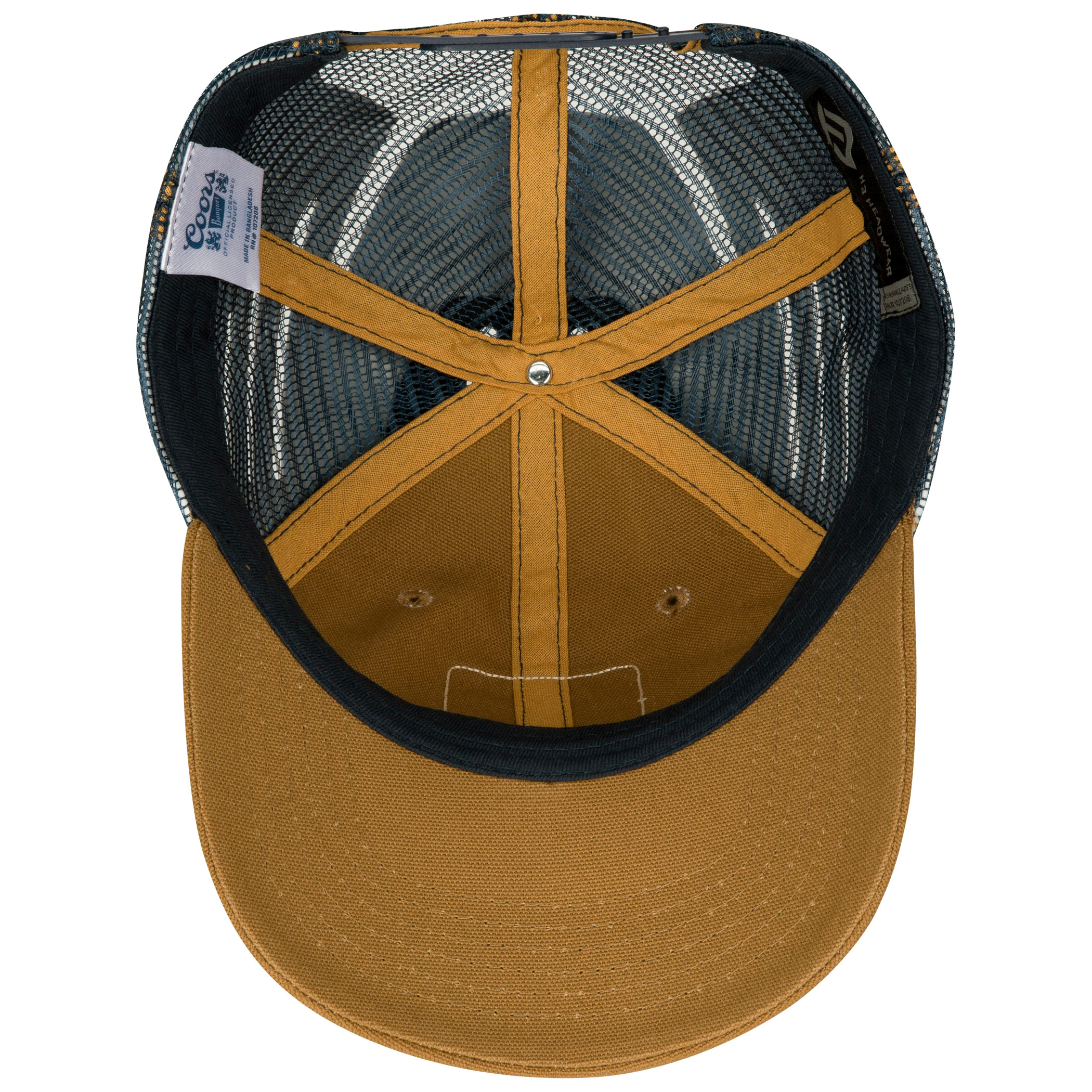 Coors Banquet Rodeo Rope Logo Canvas Snapback Hat